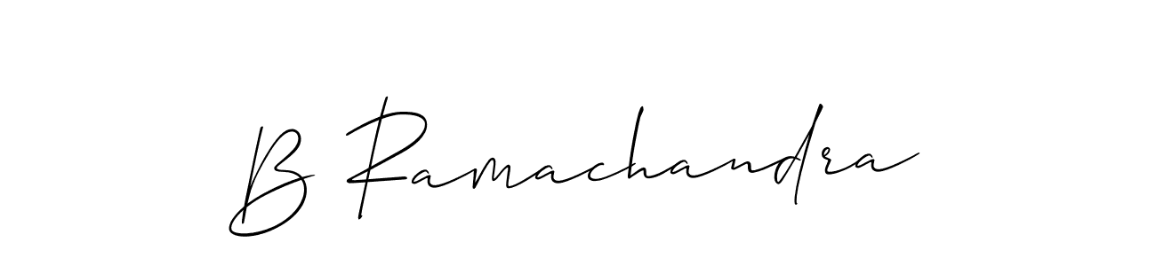 B Ramachandra stylish signature style. Best Handwritten Sign (Allison_Script) for my name. Handwritten Signature Collection Ideas for my name B Ramachandra. B Ramachandra signature style 2 images and pictures png