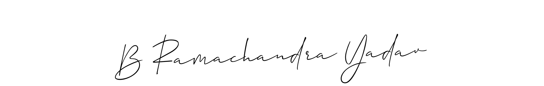 This is the best signature style for the B Ramachandra Yadav name. Also you like these signature font (Allison_Script). Mix name signature. B Ramachandra Yadav signature style 2 images and pictures png