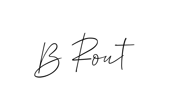 Make a short B Rout signature style. Manage your documents anywhere anytime using Allison_Script. Create and add eSignatures, submit forms, share and send files easily. B Rout signature style 2 images and pictures png