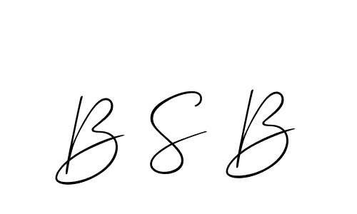 Best and Professional Signature Style for B S B. Allison_Script Best Signature Style Collection. B S B signature style 2 images and pictures png