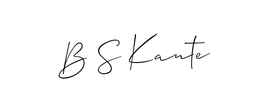 Check out images of Autograph of B S Kante name. Actor B S Kante Signature Style. Allison_Script is a professional sign style online. B S Kante signature style 2 images and pictures png