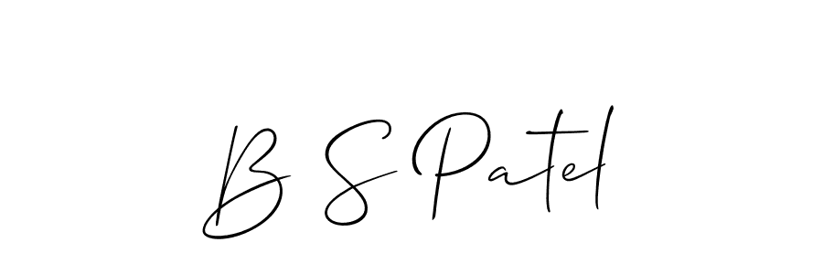 This is the best signature style for the B S Patel name. Also you like these signature font (Allison_Script). Mix name signature. B S Patel signature style 2 images and pictures png