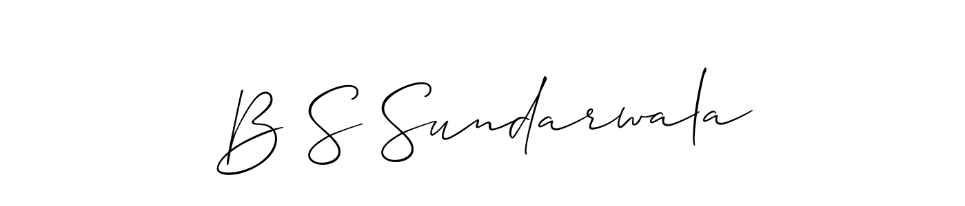 Here are the top 10 professional signature styles for the name B S Sundarwala. These are the best autograph styles you can use for your name. B S Sundarwala signature style 2 images and pictures png