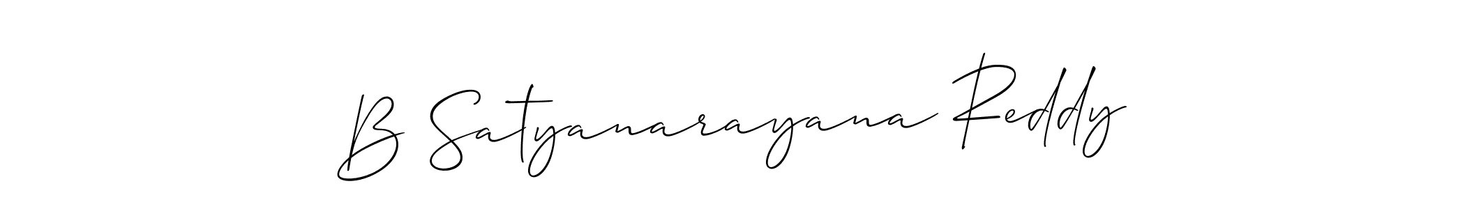 It looks lik you need a new signature style for name B Satyanarayana Reddy. Design unique handwritten (Allison_Script) signature with our free signature maker in just a few clicks. B Satyanarayana Reddy signature style 2 images and pictures png
