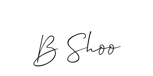 Similarly Allison_Script is the best handwritten signature design. Signature creator online .You can use it as an online autograph creator for name B Shoo. B Shoo signature style 2 images and pictures png