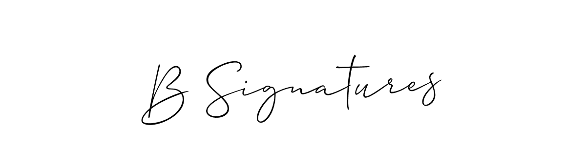 B Signatures stylish signature style. Best Handwritten Sign (Allison_Script) for my name. Handwritten Signature Collection Ideas for my name B Signatures. B Signatures signature style 2 images and pictures png