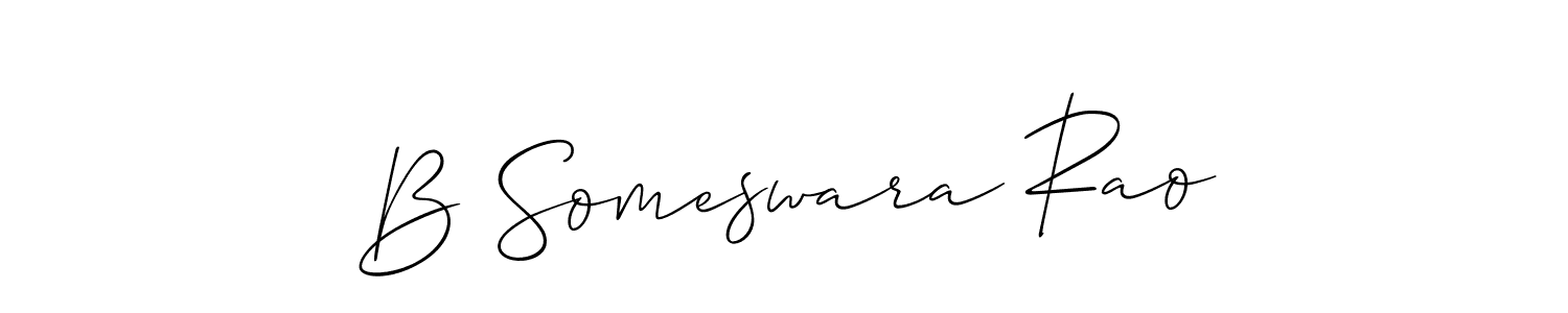 How to Draw B Someswara Rao signature style? Allison_Script is a latest design signature styles for name B Someswara Rao. B Someswara Rao signature style 2 images and pictures png