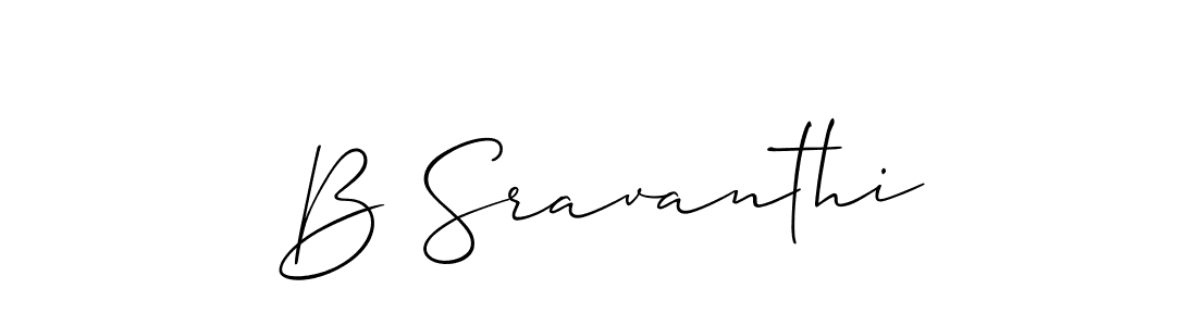 Once you've used our free online signature maker to create your best signature Allison_Script style, it's time to enjoy all of the benefits that B Sravanthi name signing documents. B Sravanthi signature style 2 images and pictures png