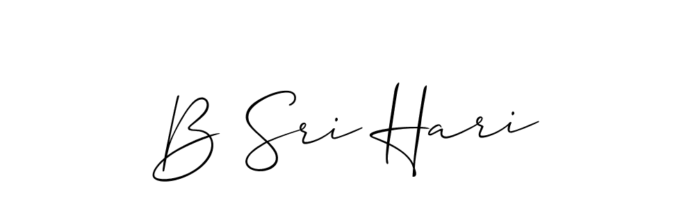 Make a beautiful signature design for name B Sri Hari. Use this online signature maker to create a handwritten signature for free. B Sri Hari signature style 2 images and pictures png