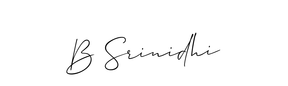 This is the best signature style for the B Srinidhi name. Also you like these signature font (Allison_Script). Mix name signature. B Srinidhi signature style 2 images and pictures png