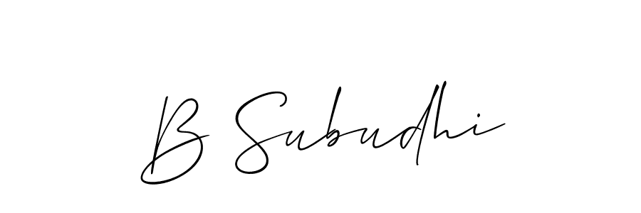 Make a short B Subudhi signature style. Manage your documents anywhere anytime using Allison_Script. Create and add eSignatures, submit forms, share and send files easily. B Subudhi signature style 2 images and pictures png