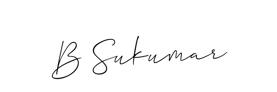 if you are searching for the best signature style for your name B Sukumar. so please give up your signature search. here we have designed multiple signature styles  using Allison_Script. B Sukumar signature style 2 images and pictures png