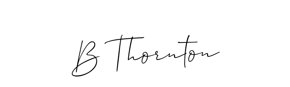 Make a beautiful signature design for name B Thornton. Use this online signature maker to create a handwritten signature for free. B Thornton signature style 2 images and pictures png