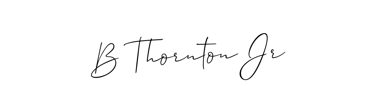 Make a short B Thornton Jr signature style. Manage your documents anywhere anytime using Allison_Script. Create and add eSignatures, submit forms, share and send files easily. B Thornton Jr signature style 2 images and pictures png