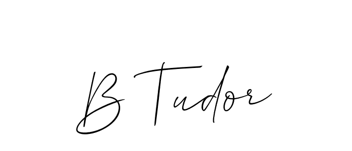 if you are searching for the best signature style for your name B Tudor. so please give up your signature search. here we have designed multiple signature styles  using Allison_Script. B Tudor signature style 2 images and pictures png