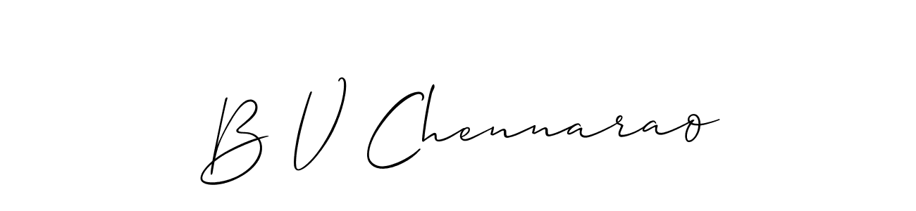 Make a beautiful signature design for name B V Chennarao. Use this online signature maker to create a handwritten signature for free. B V Chennarao signature style 2 images and pictures png