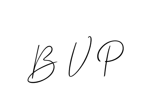 How to make B V P name signature. Use Allison_Script style for creating short signs online. This is the latest handwritten sign. B V P signature style 2 images and pictures png