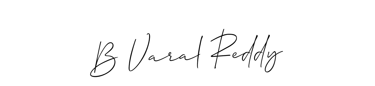 Once you've used our free online signature maker to create your best signature Allison_Script style, it's time to enjoy all of the benefits that B Varal Reddy name signing documents. B Varal Reddy signature style 2 images and pictures png