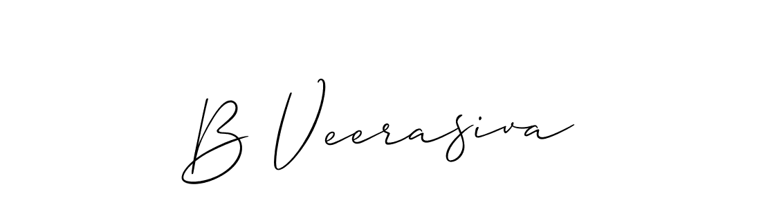 if you are searching for the best signature style for your name B Veerasiva. so please give up your signature search. here we have designed multiple signature styles  using Allison_Script. B Veerasiva signature style 2 images and pictures png