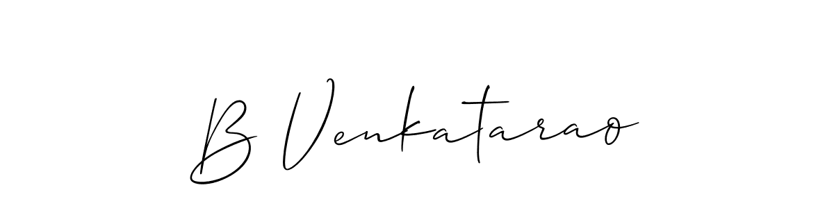 This is the best signature style for the B Venkatarao name. Also you like these signature font (Allison_Script). Mix name signature. B Venkatarao signature style 2 images and pictures png