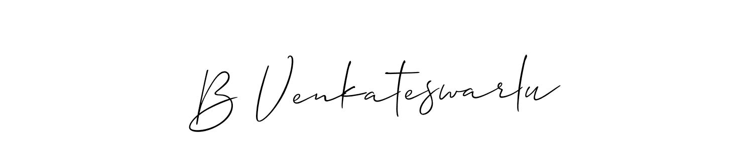 It looks lik you need a new signature style for name B Venkateswarlu. Design unique handwritten (Allison_Script) signature with our free signature maker in just a few clicks. B Venkateswarlu signature style 2 images and pictures png