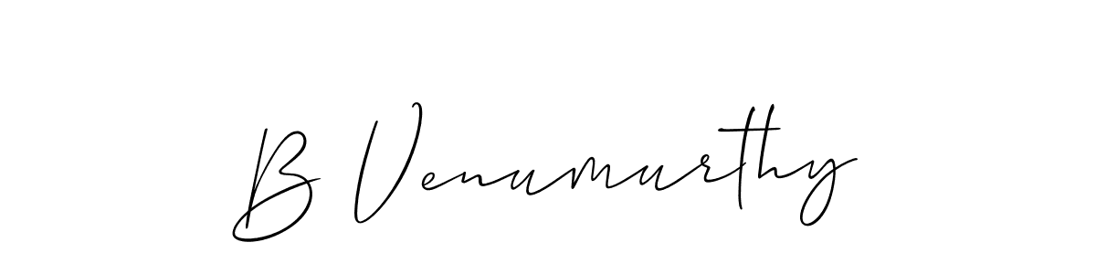 Once you've used our free online signature maker to create your best signature Allison_Script style, it's time to enjoy all of the benefits that B Venumurthy name signing documents. B Venumurthy signature style 2 images and pictures png