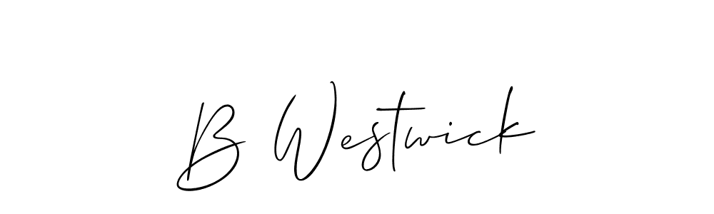 This is the best signature style for the B Westwick name. Also you like these signature font (Allison_Script). Mix name signature. B Westwick signature style 2 images and pictures png