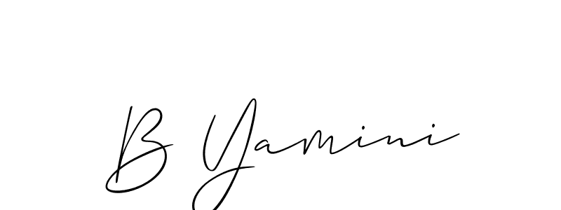 Similarly Allison_Script is the best handwritten signature design. Signature creator online .You can use it as an online autograph creator for name B Yamini. B Yamini signature style 2 images and pictures png