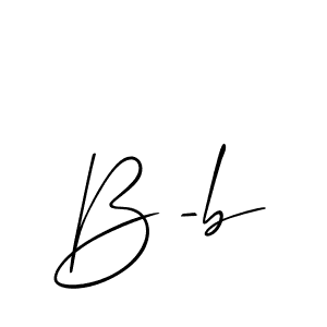 Also we have B-b name is the best signature style. Create professional handwritten signature collection using Allison_Script autograph style. B-b signature style 2 images and pictures png