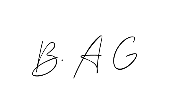 Use a signature maker to create a handwritten signature online. With this signature software, you can design (Allison_Script) your own signature for name B. A G. B. A G signature style 2 images and pictures png