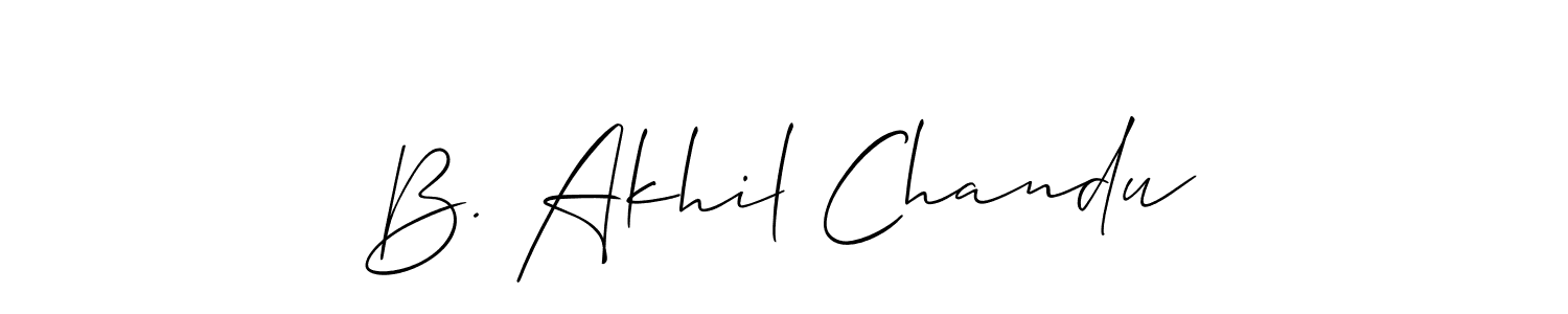 Here are the top 10 professional signature styles for the name B. Akhil Chandu. These are the best autograph styles you can use for your name. B. Akhil Chandu signature style 2 images and pictures png