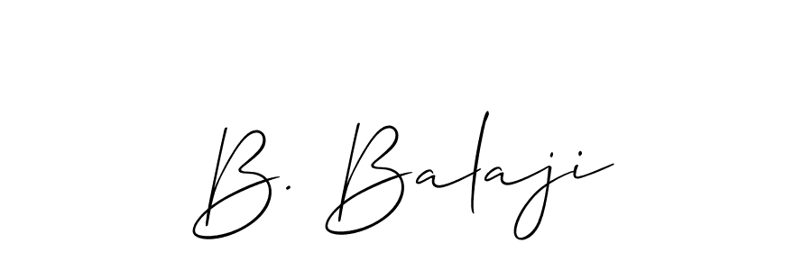 Make a beautiful signature design for name B. Balaji. Use this online signature maker to create a handwritten signature for free. B. Balaji signature style 2 images and pictures png