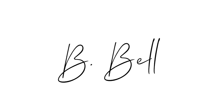 Best and Professional Signature Style for B. Bell. Allison_Script Best Signature Style Collection. B. Bell signature style 2 images and pictures png