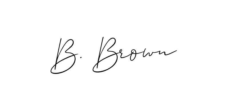 This is the best signature style for the B. Brown name. Also you like these signature font (Allison_Script). Mix name signature. B. Brown signature style 2 images and pictures png