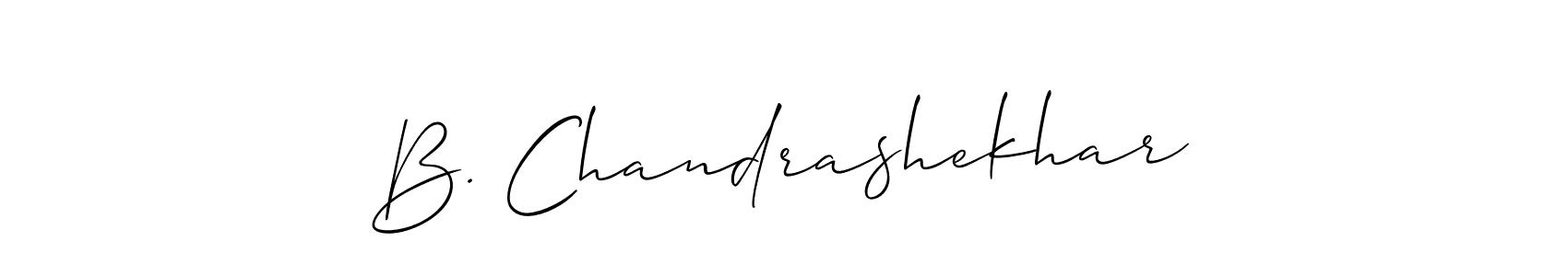 B. Chandrashekhar stylish signature style. Best Handwritten Sign (Allison_Script) for my name. Handwritten Signature Collection Ideas for my name B. Chandrashekhar. B. Chandrashekhar signature style 2 images and pictures png