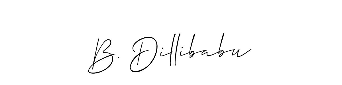 Check out images of Autograph of B. Dillibabu name. Actor B. Dillibabu Signature Style. Allison_Script is a professional sign style online. B. Dillibabu signature style 2 images and pictures png