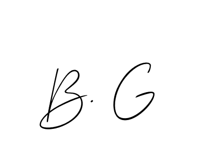 Similarly Allison_Script is the best handwritten signature design. Signature creator online .You can use it as an online autograph creator for name B. G. B. G signature style 2 images and pictures png