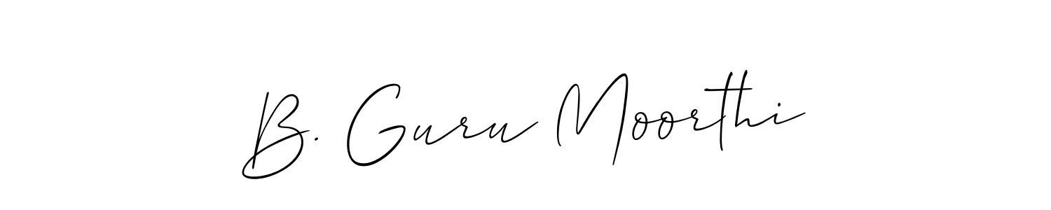 It looks lik you need a new signature style for name B. Guru Moorthi. Design unique handwritten (Allison_Script) signature with our free signature maker in just a few clicks. B. Guru Moorthi signature style 2 images and pictures png