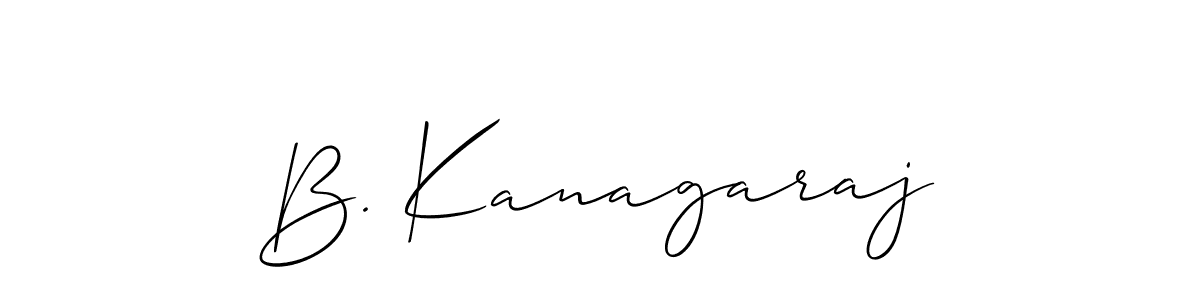 You can use this online signature creator to create a handwritten signature for the name B. Kanagaraj. This is the best online autograph maker. B. Kanagaraj signature style 2 images and pictures png