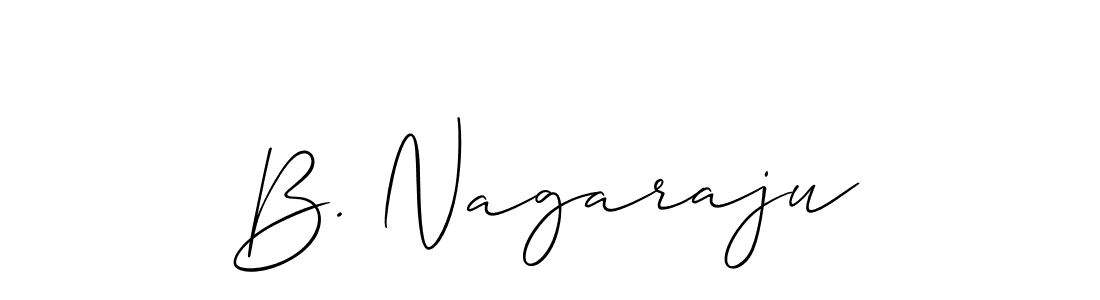Use a signature maker to create a handwritten signature online. With this signature software, you can design (Allison_Script) your own signature for name B. Nagaraju. B. Nagaraju signature style 2 images and pictures png