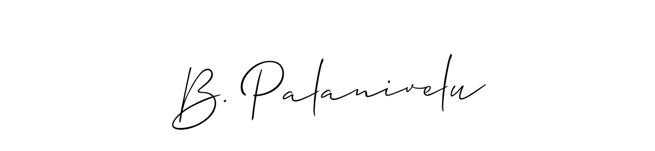 Best and Professional Signature Style for B. Palanivelu. Allison_Script Best Signature Style Collection. B. Palanivelu signature style 2 images and pictures png