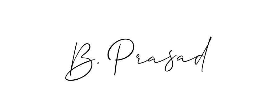 Design your own signature with our free online signature maker. With this signature software, you can create a handwritten (Allison_Script) signature for name B. Prasad. B. Prasad signature style 2 images and pictures png