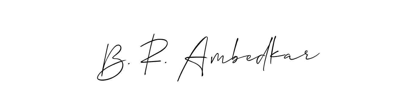 You can use this online signature creator to create a handwritten signature for the name B. R. Ambedkar. This is the best online autograph maker. B. R. Ambedkar signature style 2 images and pictures png