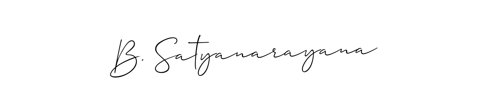 Make a beautiful signature design for name B. Satyanarayana. Use this online signature maker to create a handwritten signature for free. B. Satyanarayana signature style 2 images and pictures png