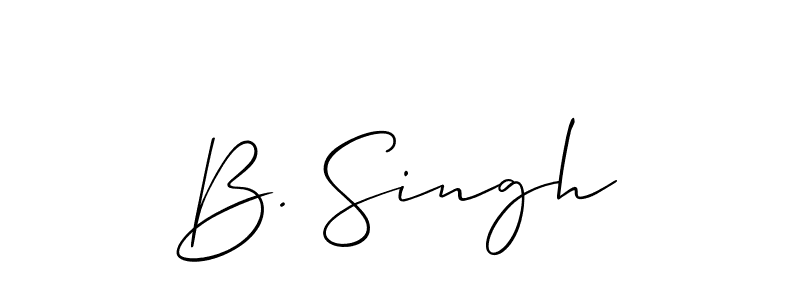 This is the best signature style for the B. Singh name. Also you like these signature font (Allison_Script). Mix name signature. B. Singh signature style 2 images and pictures png