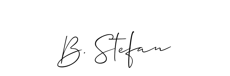 Check out images of Autograph of B. Stefan name. Actor B. Stefan Signature Style. Allison_Script is a professional sign style online. B. Stefan signature style 2 images and pictures png