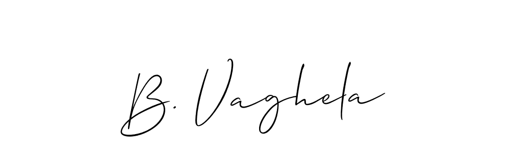 Once you've used our free online signature maker to create your best signature Allison_Script style, it's time to enjoy all of the benefits that B. Vaghela name signing documents. B. Vaghela signature style 2 images and pictures png