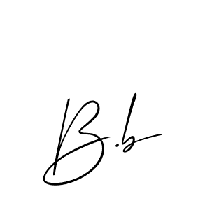 How to Draw B.b signature style? Allison_Script is a latest design signature styles for name B.b. B.b signature style 2 images and pictures png