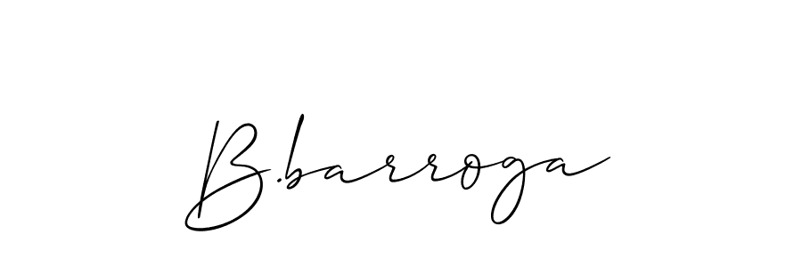 Check out images of Autograph of B.barroga name. Actor B.barroga Signature Style. Allison_Script is a professional sign style online. B.barroga signature style 2 images and pictures png