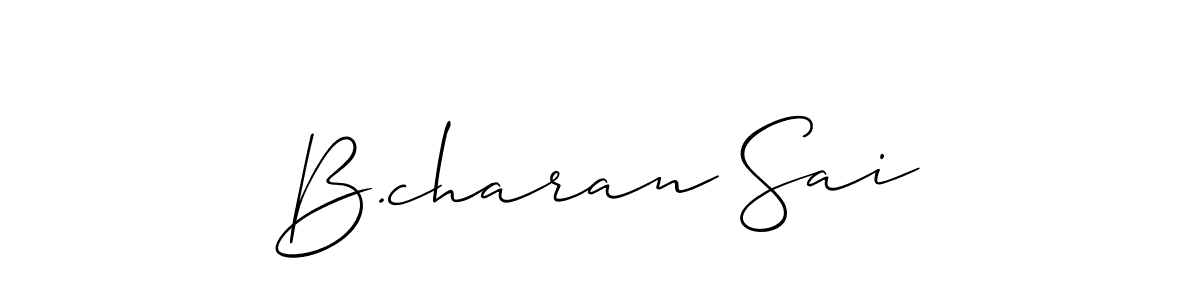 Check out images of Autograph of B.charan Sai name. Actor B.charan Sai Signature Style. Allison_Script is a professional sign style online. B.charan Sai signature style 2 images and pictures png